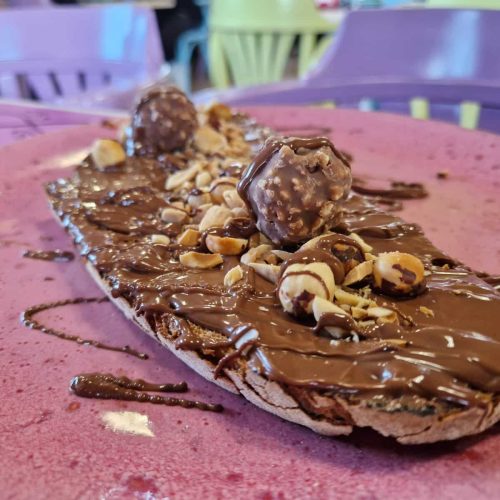 tostada chocolate bar las eras